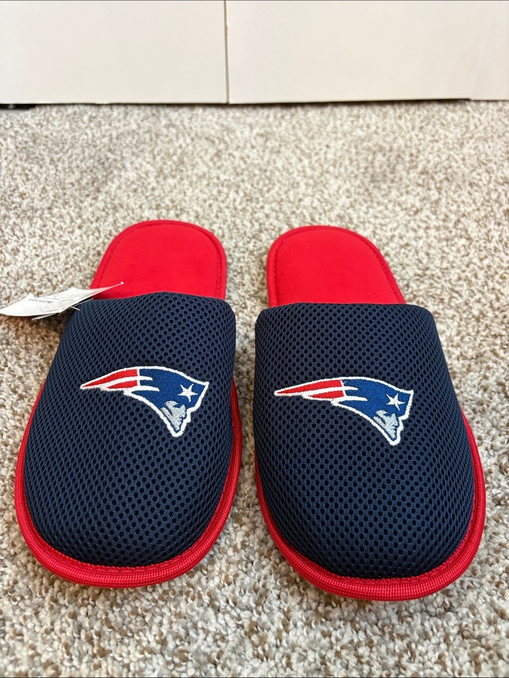 NFL New England Patriots Slippers Men's Size Medium (9-10) NWT - Picture 11 of 12